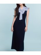 【スナイデル/SNIDEL】のSustainableフリルカラードッキングワンピース NVY[089]|ID:prp329100004612863