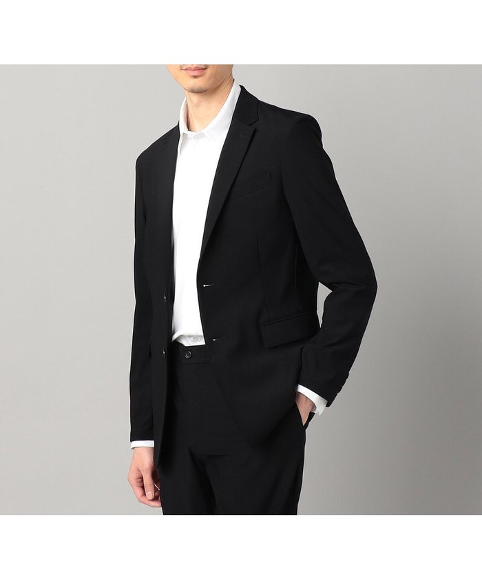 【コムサ メン/COMME CA / MEN】の【セットアップ対応】メリル シングルテーラードジャケット インテリア・キッズ・メンズ・レディースファッション・服の通販 founy(ファニー) https://founy.com/ ファッション Fashion メンズファッション Fashion for Men セットアップ Matching Sets ウォッシャブル Machine Washable ストレッチ Stretch, Stretchy Fabric セットアップ Set-Up, Coordinated Outfit ポケット Pocket, Pocket Detail 切替 Switching, Contrast Panel 旅行 Travel |ID: prp329100004612866 ipo3291000000033017437