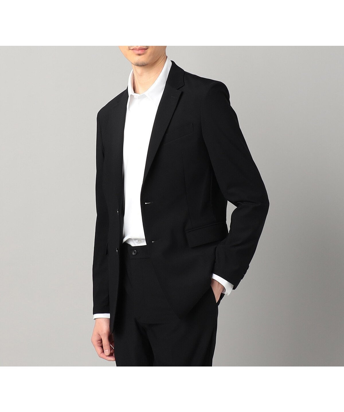 【コムサ メン/COMME CA / MEN】の【セットアップ対応】メリル シングルテーラードジャケット 人気、トレンドファッション・服の通販 founy(ファニー) 　ファッション　Fashion　メンズファッション　Fashion for Men　セットアップ　Matching Sets　ウォッシャブル　Machine Washable　ストレッチ　Stretch, Stretchy Fabric　セットアップ　Set-Up, Coordinated Outfit　ポケット　Pocket, Pocket Detail　切替　Switching, Contrast Panel　旅行　Travel　 other-1|ID: prp329100004612866 ipo3291000000033017437