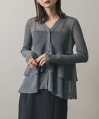【センスオブプレイス/SENSE OF PLACE by URBAN RESEARCH】のシアーペプラムカーディガン GRAY|ID: prp329100004612911 ipo3291000000033557283