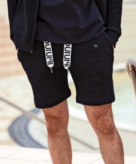 【シフォン/SHIFFON / MEN】の1PIU1UGUALE3 RELAX/USK-24004 スピンドルロゴワッフルショーツ 人気、トレンドファッション・服の通販 founy(ファニー) ファッション Fashion メンズファッション Fashion for Men カーディガン Cardigan, Knitwear スピンドル Spindle, Drawcord セットアップ Set-Up, Coordinated Outfit タオル Towel, Bath Towel 人気 Popular, Best Seller パーカー Hoodie, Parka リラックス Relax, Relaxed Fit ワッフル Waffle, Waffle Knit 夏 Summer |ID:prp329100004612980
