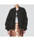 【ビームス ウイメン/BEAMS】のシャーリング MA-1 ブルゾン BLACK|ID: prp329100004613080 ipo3291000000033289550