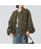 【ビームス ウイメン/BEAMS】のシャーリング MA-1 ブルゾン OLIVE|ID: prp329100004613080 ipo3291000000033289554