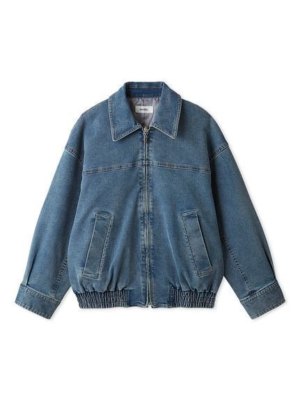 【スナイデル/SNIDEL】のバリエブルゾン インテリア・キッズ・メンズ・レディースファッション・服の通販 founy(ファニー) 　ファッション　Fashion　レディースファッション　Fashion for Women　アウター　Coat / Outerwear Collection　ブルゾンジャケット・スポーティアウター　Blouson Jackets　ウォッシュ　Washed Finish　ギャザー　Gathered, Ruffled　クラシカル　Classical, Vintage-Inspired　シフォン　Chiffon, Lightweight Fabric　ジップ　Zip, Zipper　デニム　Denim, Jeans Material　トレンド　Trend, Trending Now　ビンテージ　Vintage, Retro Style　フェイクレザー　Faux Leather, PU Leather　フロント　Front, Front Design　ブルゾン　Blouson, Bomber Jacket　ポケット　Pocket, Pocket Detail　ヴィンテージ　Vintage Style　今季　This Season, Current Season　BLU[086]|ID: prp329100004613090 ipo3291000000033191475