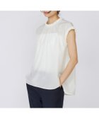【イネド/INED】のタックフリルブラウス 人気、トレンドファッション・服の通販 founy(ファニー) ファッション Fashion レディースファッション Fashion for Women トップス・カットソー Cut & Sew Tops シャツ・ブラウス・オフィスカジュアル Elegant Blouses & Button-Ups キュプラ Cupro, Eco Fabric コンパクト Compact, Small Size ショルダー Shoulder, Shoulder Strap フェミニン Feminine, Girly ボックス Boxy, Box Shape モチーフ Motif, Design Theme リラックス Relax, Relaxed Fit ワイド Wide, Wide Fit thumbnail オフホワイト|ID: prp329100004613100 ipo3291000000033019506