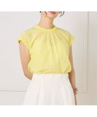 【イネド/INED】のタックフリルブラウス 人気、トレンドファッション・服の通販 founy(ファニー) ファッション Fashion レディースファッション Fashion for Women トップス・カットソー Cut & Sew Tops シャツ・ブラウス・オフィスカジュアル Elegant Blouses & Button-Ups キュプラ Cupro, Eco Fabric コンパクト Compact, Small Size ショルダー Shoulder, Shoulder Strap フェミニン Feminine, Girly ボックス Boxy, Box Shape モチーフ Motif, Design Theme リラックス Relax, Relaxed Fit ワイド Wide, Wide Fit thumbnail イエロー|ID: prp329100004613100 ipo3291000000033019507