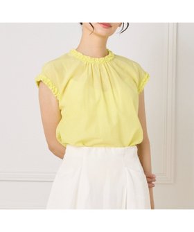 【イネド/INED】のタックフリルブラウス 人気、トレンドファッション・服の通販 founy(ファニー) ファッション Fashion レディースファッション Fashion for Women トップス・カットソー Cut & Sew Tops シャツ・ブラウス・オフィスカジュアル Elegant Blouses & Button-Ups キュプラ Cupro, Eco Fabric コンパクト Compact, Small Size ショルダー Shoulder, Shoulder Strap フェミニン Feminine, Girly ボックス Boxy, Box Shape モチーフ Motif, Design Theme リラックス Relax, Relaxed Fit ワイド Wide, Wide Fit |ID:prp329100004613100