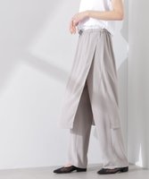 【ナノ ユニバース/nano universe】のラップスカート付きツイルパンツ 人気、トレンドファッション・服の通販 founy(ファニー) ファッション Fashion レディースファッション Fashion for Women スカート Skirts ストレート Straight, Straight Cut バランス Balance, Style Balance フロント Front, Front Design ベーシック Basic, Essential ラップ Wrap, Wrap Design 夏 Summer 2025年 2025 2025春夏・S/S Spring/Summer 2025 SS25 |ID:prp329100004613137