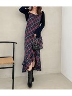 【スナイデル/SNIDEL】のフリルチェックキャミソールワンピース 人気、トレンドファッション・服の通販 founy(ファニー) ファッション Fashion レディースファッション Fashion for Women ワンピース Dresses ウェーブ Wavy Pattern 秋 Autumn キャミワンピース Cami Dress, Slip Dress ギャザー Gathered, Ruffled 今季 This Season, Current Season ストレート Straight, Straight Cut チェック Check, Plaid, Tartan トレンド Trend, Trending Now フィット Fit, Slim Fit フリル Frill, Ruffle フロント Front, Front Design リボン Ribbon, Bow ロング Long, Long-Length おすすめ Recommended / Our Picks thumbnail NVY[089]|ID: prp329100004613455 ipo3291000000033023828