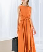 【アーバンリサーチ ロッソ/URBAN RESEARCH ROSSO】のリネン混リボンドレス ORANGE|ID: prp329100004613459 ipo3291000000033079844