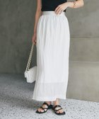 【ラブティックボンボン/La boutique BonBon】の【オシャレ度UP】フィブリルツイルナロースカート ホワイト|ID: prp329100004613468 ipo3291000000033024175