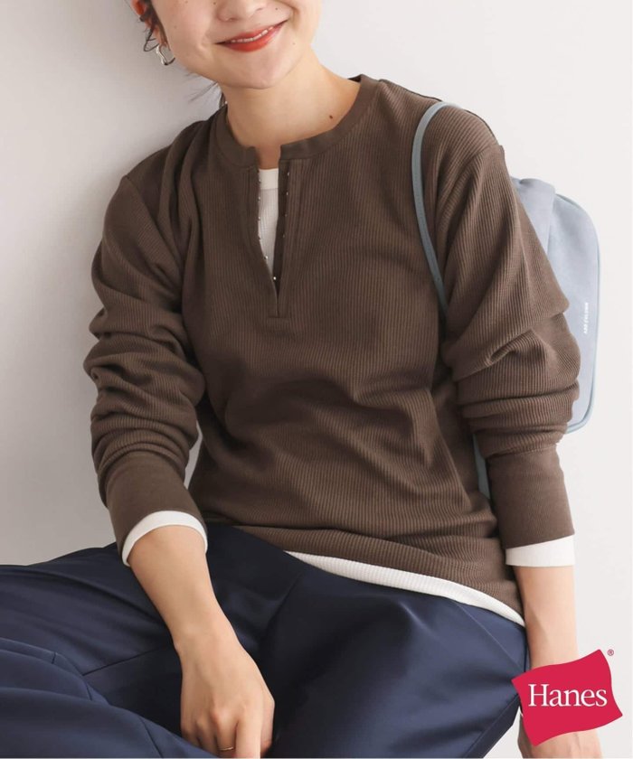 【スローブ イエナ/SLOBE IENA】のHANES/ヘインズ SLOBE別注 WAFFLE 2パックカットソー インテリア・キッズ・メンズ・レディースファッション・服の通販 founy(ファニー) https://founy.com/ ファッション Fashion レディースファッション Fashion for Women トップス・カットソー Cut & Sew Tops カットソー・ベーシックTシャツ Cut-and-Sewn Tops / Stretch Tees & Basics 別注 Limited Edition, Custom Order |ID: prp329100004613505 ipo3291000000033670134