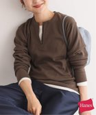 【スローブ イエナ/SLOBE IENA】のHANES/ヘインズ SLOBE別注 WAFFLE 2パックカットソー ブラウン A|ID: prp329100004613505 ipo3291000000033670137