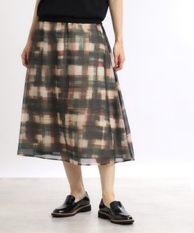 【リフレクト/Reflect】の【SALE/マシンウォッシュ可/ウエスト総ゴム/セットアップ可能】シアーチェックスカート 人気、トレンドファッション・服の通販 founy(ファニー) ファッション Fashion レディースファッション Fashion for Women セットアップ Matching Sets スカート・ミニ/ミディ/マキシ Skirts / Mini, Midi & Maxi Skirts おすすめ Recommended / Our Picks ギャザー Gathered, Ruffled シアー Sheer, See-Through セットアップ Set-Up, Coordinated Outfit チェック Check, Plaid, Tartan プリント Print, Printed Pattern |ID:prp329100004613512