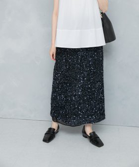 【アーバンリサーチ ロッソ/URBAN RESEARCH ROSSO】のスパンコールレイヤードスカート 人気、トレンドファッション・服の通販 founy(ファニー) ファッション Fashion レディースファッション Fashion for Women スカート Skirts 2025年 2025 2025春夏・S/S Spring/Summer 2025 SS25 オケージョン Occasion Wear コンパクト Compact, Small Size ストレート Straight, Straight Cut スパンコール Sequins, Sequin Embellishment エレガント 上品 Elegant 夏 Summer S/S・春夏 SS, Spring/Summer, Warm Season |ID:prp329100004613599