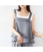 【エムケイ ミッシェルクラン/MK MICHEL KLEIN】のティアードキャミビスチェ/洗える グレー|ID: prp329100004613853 ipo3291000000033130017