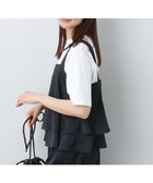 【エムケイ ミッシェルクラン/MK MICHEL KLEIN】のティアードキャミビスチェ/洗える ブラック|ID: prp329100004613853 ipo3291000000033130018