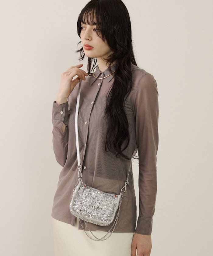 【レスポートサック/LeSportsac】の【公式】レスポートサック ショルダーバッグ 1060LD01 LeSportsac インテリア・キッズ・メンズ・レディースファッション・服の通販 founy(ファニー) https://founy.com/ ファッション Fashion レディースファッション Fashion for Women スポーツウェア Functional & Stylish Sportswear スポーツバッグ・ジム用ポーチ・バックパック Gym Bag / Sports Backpack / Pouch for Training エレガント 上品 Elegant コレクション Collection, Seasonal Line 軽量 Lightweight, Ultra Light シルバー Silver, Metallic Silver スパンコール Sequins, Sequin Embellishment チェーン Chain, Chain Strap ニューヨーク New York, NYC Style ポケット Pocket, Pocket Detail ポーチ Pouch, Small Case モダン Modern, Contemporary ラップ Wrap, Wrap Design ループ Loop, Loop Knit |ID: prp329100004613886 ipo3291000000033448582
