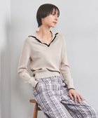 【ユナイテッドアローズ/UNITED ARROWS】のスカラップレース セーラーカラー ニット 人気、トレンドファッション・服の通販 founy(ファニー) ファッション Fashion レディースファッション Fashion for Women トップス・カットソー Cut & Sew Tops ニット Knit Tops & Sweaters スカラップ Scallop, Scalloped Edge レース Lace, Lace Fabric thumbnail BEIGE|ID: prp329100004613915 ipo3291000000033033024