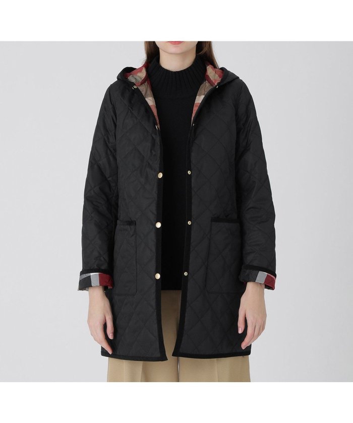 【ブルーレーベル クレストブリッジ/BLUE LABEL CRESTBRIDGE】のナチュラルタフタキルティングコート インテリア・キッズ・メンズ・レディースファッション・服の通販 founy(ファニー) https://founy.com/ ファッション Fashion レディースファッション Fashion for Women アウター Coat / Outerwear Collection コート・ロングコート・ピーコート Long Coats, Peacoats & More キルティング Quilted, Quilting チェック Check, Plaid, Tartan ミドル Middle Length, Mid Height |ID: prp329100004613947 ipo3291000000033033626