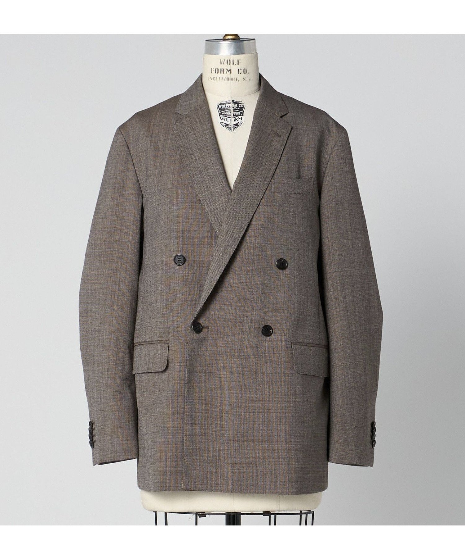 【ドゥロワー/DRAWER】のPRE ピンオックステーラードジャケット インテリア・キッズ・メンズ・レディースファッション・服の通販 founy(ファニー) 　ファッション　Fashion　レディースファッション　Fashion for Women　アウター　Coat / Outerwear Collection　レディースジャケット・軽アウター　Jackets　テーラードジャケット / 通勤・きれいめスタイル　Tailored Jackets & Blazers　ジャケット　Jacket, Outerwear　スタイリッシュ　Stylish, Fashionable　スーツ　Suit, Formalwear　バランス　Balance, Style Balance　ボックス　Boxy, Box Shape　メンズ　Men's, Menswear　モダン　Modern, Contemporary　エレガント 上品　Elegant　MD.BROWN|ID: prp329100004613986 ipo3291000000033034568
