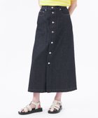 【マッキントッシュ フィロソフィー/MACKINTOSH PHILOSOPHY】のコットンリネンデニムロングスカート 人気、トレンドファッション・服の通販 founy(ファニー) ファッション Fashion レディースファッション Fashion for Women スカート Skirts ロングスカート Long Skirts / Maxi & Midi Skirts おすすめ Recommended / Our Picks シルケット Silket, Silky Cotton ジャケット Jacket, Outerwear フロント Front, Front Design ロング Long, Long-Length 冬 Winter / This Winter 夏 Summer 定番 Standard, Basic Item 春 Spring 秋 Autumn thumbnail ネイビー|ID: prp329100004614295 ipo3291000000033102876