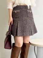 【リリーブラウン/Lily Brown】のツイードタックミニスカート 人気、トレンドファッション・服の通販 founy(ファニー) ファッション Fashion レディースファッション Fashion for Women スカート Skirts ミニスカート Mini Skirts おすすめ Recommended / Our Picks クラシカル Classical, Vintage-Inspired ジャケット Jacket, Outerwear セットアップ Set-Up, Coordinated Outfit ツイード Twill, Twill Weave フィット Fit, Slim Fit フェミニン Feminine, Girly フレア Flare, Flared ブレード Braid, Decorative Trim ポケット Pocket, Pocket Detail ミニスカート Mini Skirt, Short Skirt 今季 This Season, Current Season 定番 Standard, Basic Item thumbnail GRY[006]|ID: prp329100004614316 ipo3291000000033196347