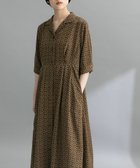 【ケービーエフ/KBF / URBAN RESEARCH】の『WEB限定』オープンカラーワンピース BROWN|ID: prp329100004614369 ipo3291000000033038944