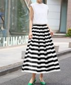 【ガール/GIRL】のボーダーミモレ丈ギャザースカート【洗える】 人気、トレンドファッション・服の通販 founy(ファニー) ファッション Fashion レディースファッション Fashion for Women スカート Skirts エレガント 上品 Elegant ギャザー Gathered, Ruffled プリント Print, Printed Pattern ボーダー Border, Stripe 洗える Machine Washable thumbnail OWHBK|ID: prp329100004614402 ipo3291000000033039665
