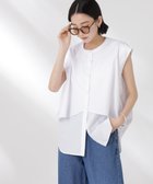 【ナノ ユニバース/nano universe】のフロントフレアケープカラーノースリーブシャツ 人気、トレンドファッション・服の通販 founy(ファニー) ファッション Fashion レディースファッション Fashion for Women トップス・カットソー Cut & Sew Tops キャミソール&ノースリーブ Camisoles & Sleeveless Tops シャツ・ブラウス・オフィスカジュアル Elegant Blouses & Button-Ups シンプル Simple, Minimal スタンド Stand Collar, Upright Stand トレンド Trend, Trending Now ノースリーブ Sleeveless, No-Sleeve フレア Flare, Flared フロント Front, Front Design ボトム Bottoms, Lower Wear 夏 Summer エレガント 上品 Elegant 2025年 2025 2025春夏・S/S Spring/Summer 2025 SS25 thumbnail ホワイト|ID: prp329100004614409 ipo3291000000033039800