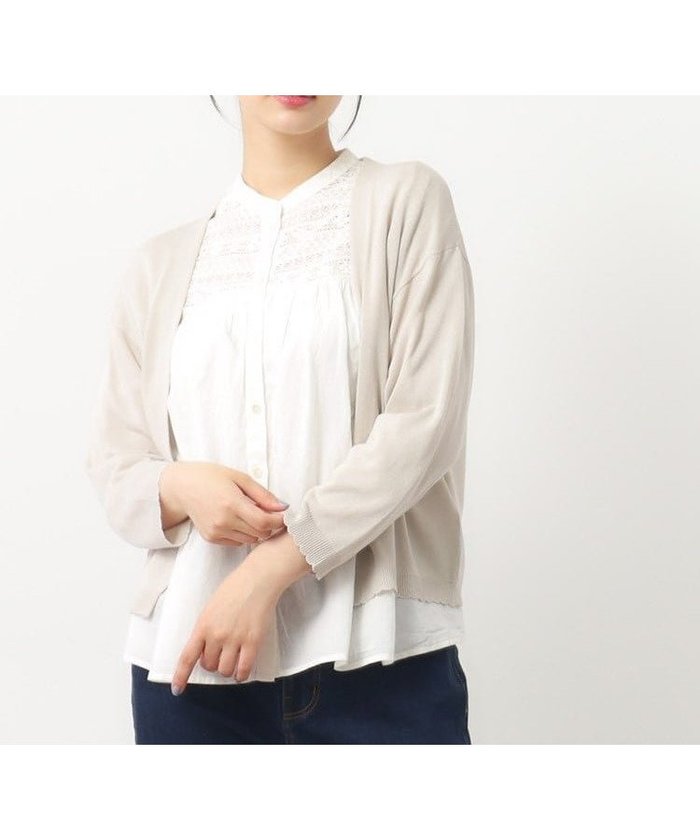 【ローラアシュレイ/LAURA ASHLEY】の【接触冷感/UVカット/洗える】トッパーカーディガン インテリア・キッズ・メンズ・レディースファッション・服の通販 founy(ファニー) https://founy.com/ ファッション Fashion レディースファッション Fashion for Women トップス・カットソー Cut & Sew Tops カーディガン・羽織り Layered Style Cardigans レディースパーカー・カジュアルフーディー Casual Hoodies & Sweatshirts カーディガン Cardigan, Knitwear コンパクト Compact, Small Size トッパー Topper, Light Cardigan 春 Spring 洗える Machine Washable 秋 Autumn |ID: prp329100004614413 ipo3291000000033039923