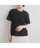 【リアン/Lian】のシャーリングビスチェTシャツ 人気、トレンドファッション・服の通販 founy(ファニー) ファッション Fashion レディースファッション Fashion for Women トップス・カットソー Cut & Sew Tops シャツ・ブラウス・オフィスカジュアル Elegant Blouses & Button-Ups ロングTシャツ・Tシャツ Longline T-Shirts & Tees ビスチェ Bustiers & Corset Tops / Layered Bustier Style シャーリング Shirring, Ruched トレンド Trend, Trending Now ビスチェ Bustier, Corset Top thumbnail ブラック|ID: prp329100004614423 ipo3291000000033519592