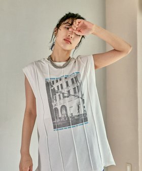 【レプシィム ローリーズファーム/LEPSIM LOWRYS FARM】のフォトプリントBIGフレンチT 人気、トレンドファッション・服の通販 founy(ファニー) ファッション Fashion レディースファッション Fashion for Women おすすめ Recommended / Our Picks スリーブ Sleeve, Long Sleeve / Short Sleeve フレンチ French, French Style フロント Front, Front Design プリント Print, Printed Pattern |ID:prp329100004614429