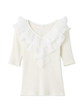 【スナイデル/SNIDEL】 フリルカラーカットプルオーバー人気、トレンドファッション・服の通販 founy(ファニー) ファッション Fashion レディースファッション Fashion for Women トップス・カットソー Cut & Sew Tops カジュアルプルオーバー・ニットトップス Pullovers & Knit Tops / Casual Pullovers ウェーブ Wavy Pattern オーガンジー Organza Fabric カットソー Cut and Sewn Top クラシカル Classical, Vintage-Inspired シンプル Simple, Minimal ストレート Straight, Straight Cut デコルテ Décolleté, Neckline トレンド Trend, Trending Now ドッキング Docking, Mixed Material フィット Fit, Slim Fit フェミニン Feminine, Girly フリル Frill, Ruffle プリーツ Pleats, Pleated おすすめ Recommended / Our Picks |ID:prp329100004614505