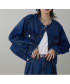 【イネド/INED】のINED別注ノーカラーデニムジャケット Dates《Healthy DENIM》 人気、トレンドファッション・服の通販 founy(ファニー) ファッション Fashion レディースファッション Fashion for Women アウター Coat / Outerwear Collection レディースジャケット・軽アウター Jackets デニムジャケット / カジュアルアウター Denim Jackets おすすめ Recommended / Our Picks ジャケット Jacket, Outerwear ストレッチ Stretch, Stretchy Fabric デニム Denim, Jeans Material ハイライズ High Rise, High Waist バランス Balance, Style Balance フリンジ Fringe, Tassel フロント Front, Front Design ベーシック Basic, Essential ポケット Pocket, Pocket Detail ランダム Random, Irregular 別注 Limited Edition, Custom Order thumbnail インディゴ|ID: prp329100004614640 ipo3291000000033044080