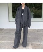 【チュクラ/chuclla】のVネックニット ニットパンツ マフラー 【3点セット】 LON24a124 人気、トレンドファッション・服の通販 founy(ファニー) ファッション Fashion レディースファッション Fashion for Women パンツ Pants & Trousers マフラー・スヌード / 冬小物の定番 Scarves & Mufflers アクセサリー Fashion Accessories インナー Innerwear カットソー Cut and Sewn Top ジャケット Jacket, Outerwear セットアップ Set-Up, Coordinated Outfit マフラー Scarf, Muffler リラックス Relax, Relaxed Fit 冬 Winter / This Winter おすすめ Recommended / Our Picks thumbnail グレー|ID: prp329100004614659 ipo3291000000033044232