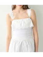 【リリーブラウン/Lily Brown】の【LILY BROWN Lingerie】2wayレーシーカップイントップス WHT[001]|ID: prp329100004614677 ipo3291000000033413022
