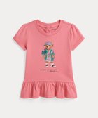 【ラルフローレン/RALPH LAUREN / KIDS】の(ベビー)Polo ベア コットン ジャージー ペプラム Tシャツ 人気、トレンドファッション・服の通販 founy(ファニー) ファッション Fashion キッズファッション Fashion for Kids スリーブ Sleeve, Long Sleeve / Short Sleeve フロント Front, Front Design プリント Print, Printed Pattern ベビー Baby, Babywear ペプラム Peplum, Flared Hem 人気 Popular, Best Seller 半袖 Short Sleeve, Half Sleeve thumbnail 651ピンク|ID: prp329100004614694 ipo3291000000033507549
