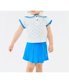 【モイモルン/moimoln / KIDS】の【セットアップ】ブルーミングトップス スカート 人気、トレンドファッション・服の通販 founy(ファニー) ファッション Fashion キッズファッション Fashion for Kids トップス・カットソー Cut & Sew Tops セットアップ Matching Sets キッズトップス Tops おすすめ Recommended / Our Picks セットアップ Set-Up, Coordinated Outfit フラワー Flower, Floral プリーツ Pleats, Pleated |ID:prp329100004614716