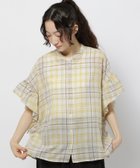 【ニコアンド/niko and】の袖フリルチェックブラウス 人気、トレンドファッション・服の通販 founy(ファニー) ファッション Fashion レディースファッション Fashion for Women トップス・カットソー Cut & Sew Tops シャツ・ブラウス・オフィスカジュアル Elegant Blouses & Button-Ups おすすめ Recommended / Our Picks サンダル Sandals, Summer Shoes チェック Check, Plaid, Tartan フリル Frill, Ruffle ミックス Mix, Mixed Style ワイド Wide, Wide Fit 吸水 Absorbent, Quick-Dry 夏 Summer 羽織 Haori, Light Jacket thumbnail イエローチェック|ID: prp329100004614742 ipo3291000000033549950