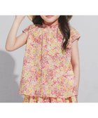 【その他のブランド/Other】の【DEVEAUX】水彩風花柄シャーリングブラウス(90~140cm) 人気、トレンドファッション・服の通販 founy(ファニー) ファッション Fashion キッズファッション Fashion for Kids オレンジ Orange カラフル Colorful Design キュロット Culottes, Wide Shorts シャーリング Shirring, Ruched ファブリック Fabric, Textile フランス France, French フリル Frill, Ruffle 切替 Switching, Contrast Panel thumbnail ピンク系|ID: prp329100004614772 ipo3291000000033045575