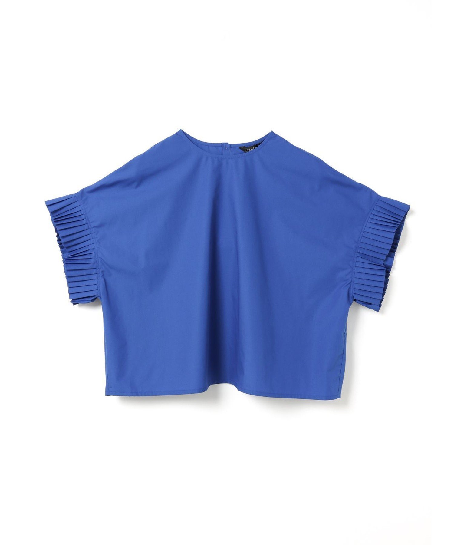 【マーコート/MARcourt】のmizuiro ind プリーツスリーブプルオーバー インテリア・キッズ・メンズ・レディースファッション・服の通販 founy(ファニー) 　ファッション　Fashion　レディースファッション　Fashion for Women　トップス・カットソー　Cut & Sew Tops　カジュアルプルオーバー・ニットトップス　Pullovers & Knit Tops / Casual Pullovers　シンプル　Simple, Minimal　プリーツ　Pleats, Pleated　ポケット　Pocket, Pocket Detail　エレガント 上品　Elegant　人気　Popular, Best Seller　夏　Summer　無地　Plain, Solid Color　ブルー|ID: prp329100004614851 ipo3291000000033192508
