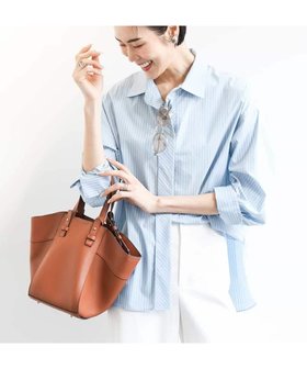 【ミッシェルクラン/MICHEL KLEIN】のセットアップ対応 ビックシルエットストライプシャツ 人気、トレンドファッション・服の通販 founy(ファニー) ファッション Fashion レディースファッション Fashion for Women トップス・カットソー Cut & Sew Tops シャツ・ブラウス・オフィスカジュアル Elegant Blouses & Button-Ups インナー Innerwear 洗える Machine Washable ストライプ Stripe, Striped Pattern ストレッチ Stretch, Stretchy Fabric ストレート Straight, Straight Cut セットアップ Set-Up, Coordinated Outfit タイプライター Typewriter Fabric, Crisp Cotton 人気 Popular, Best Seller リラックス Relax, Relaxed Fit ロング Long, Long-Length ワイド Wide, Wide Fit おすすめ Recommended / Our Picks |ID:prp329100004614884