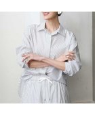 【ミッシェルクラン/MICHEL KLEIN】のセットアップ対応 ビックシルエットストライプシャツ 人気、トレンドファッション・服の通販 founy(ファニー) ファッション Fashion レディースファッション Fashion for Women トップス・カットソー Cut & Sew Tops シャツ・ブラウス・オフィスカジュアル Elegant Blouses & Button-Ups インナー Innerwear 洗える Machine Washable ストライプ Stripe, Striped Pattern ストレッチ Stretch, Stretchy Fabric ストレート Straight, Straight Cut セットアップ Set-Up, Coordinated Outfit タイプライター Typewriter Fabric, Crisp Cotton 人気 Popular, Best Seller リラックス Relax, Relaxed Fit ロング Long, Long-Length ワイド Wide, Wide Fit おすすめ Recommended / Our Picks thumbnail ホワイト|ID: prp329100004614884 ipo3291000000033164647