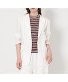 【ユナイテッドアローズ/UNITED ARROWS】のリネン テーラード ジャケット WHITE|ID: prp329100004614893 ipo3291000000033847837