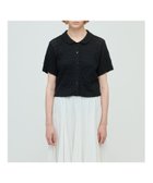 【マーコート/MARcourt】のmizuiro ind ストレッチレースラウンドカラーシャツ 人気、トレンドファッション・服の通販 founy(ファニー) ファッション Fashion レディースファッション Fashion for Women トップス・カットソー Cut & Sew Tops シャツ・ブラウス・オフィスカジュアル Elegant Blouses & Button-Ups インナー Innerwear コンパクト Compact, Small Size ストレッチ Stretch, Stretchy Fabric フロント Front, Front Design ポケット Pocket, Pocket Detail ラウンド Round, Round Neck レース Lace, Lace Fabric エレガント 上品 Elegant thumbnail ブラック|ID: prp329100004614894 ipo3291000000033047175
