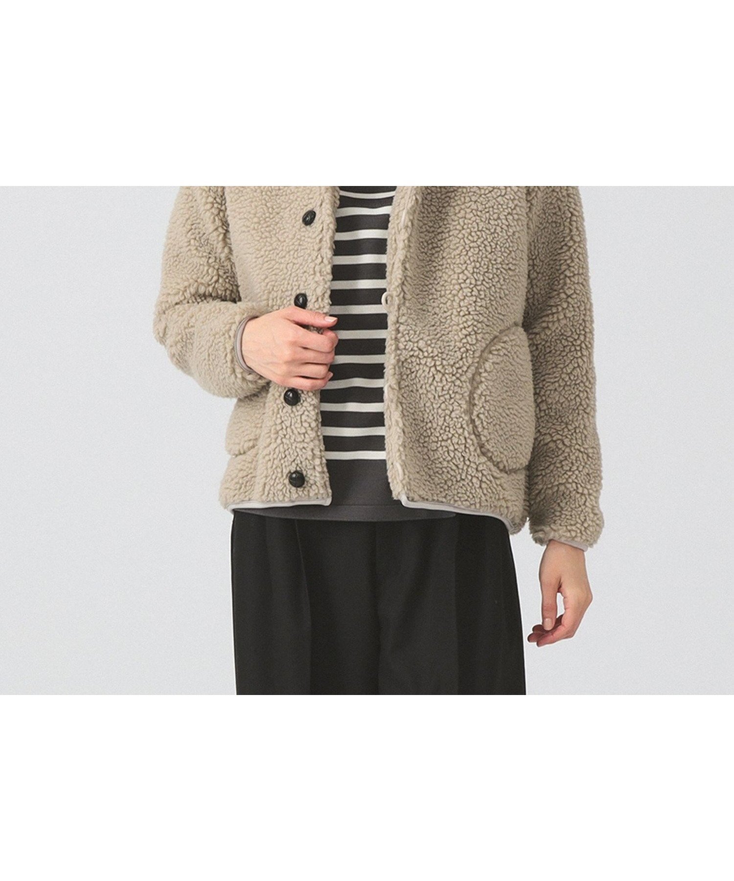 【ビームス ウイメン/BEAMS】の【定番人気/ショート丈/ママコーデ/もこもこ/25AW】Gymphlex / ボア フード ジャケット 人気、トレンドファッション・服の通販 founy(ファニー) 　ファッション　Fashion　レディースファッション　Fashion for Women　アウター　Coat / Outerwear Collection　レディースジャケット・軽アウター　Jackets　アウトドア　Outdoor Clothing　カットソー　Cut and Sewn Top　ショート　Short, Short Length　シンプル　Simple, Minimal　ジャケット　Jacket, Outerwear　デニム　Denim, Jeans Material　定番　Standard, Basic Item　人気　Popular, Best Seller　フロント　Front, Front Design　おすすめ　Recommended / Our Picks　 other-1|ID: prp329100004614915 ipo3291000000033826931