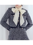 【リリーブラウン/Lily Brown】のツイードショートジャケット 人気、トレンドファッション・服の通販 founy(ファニー) ファッション Fashion レディースファッション Fashion for Women アウター Coat / Outerwear Collection レディースジャケット・軽アウター Jackets おすすめ Recommended / Our Picks クラシカル Classical, Vintage-Inspired ジャケット Jacket, Outerwear セットアップ Set-Up, Coordinated Outfit ツイード Twill, Twill Weave フェミニン Feminine, Girly フロント Front, Front Design ブレード Braid, Decorative Trim ポケット Pocket, Pocket Detail ミニスカート Mini Skirt, Short Skirt エレガント 上品 Elegant 人気 Popular, Best Seller 今季 This Season, Current Season 定番 Standard, Basic Item thumbnail BLK[009]|ID: prp329100004614925 ipo3291000000033190933