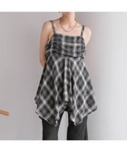【ローリーズファーム/LOWRYS FARM】のオンブレチェックキャミチュニック 人気、トレンドファッション・服の通販 founy(ファニー) ファッション Fashion レディースファッション Fashion for Women トップス・カットソー Cut & Sew Tops キャミソール&ノースリーブ Camisoles & Sleeveless Tops インナー Innerwear グラデーション Gradient, Ombre サマー Summer, Summer Style ジャケット Jacket, Outerwear チェック Check, Plaid, Tartan トレンド Trend, Trending Now 夏 Summer 秋 Autumn thumbnail チャコールチェック18|ID: prp329100004615169 ipo3291000000033227893