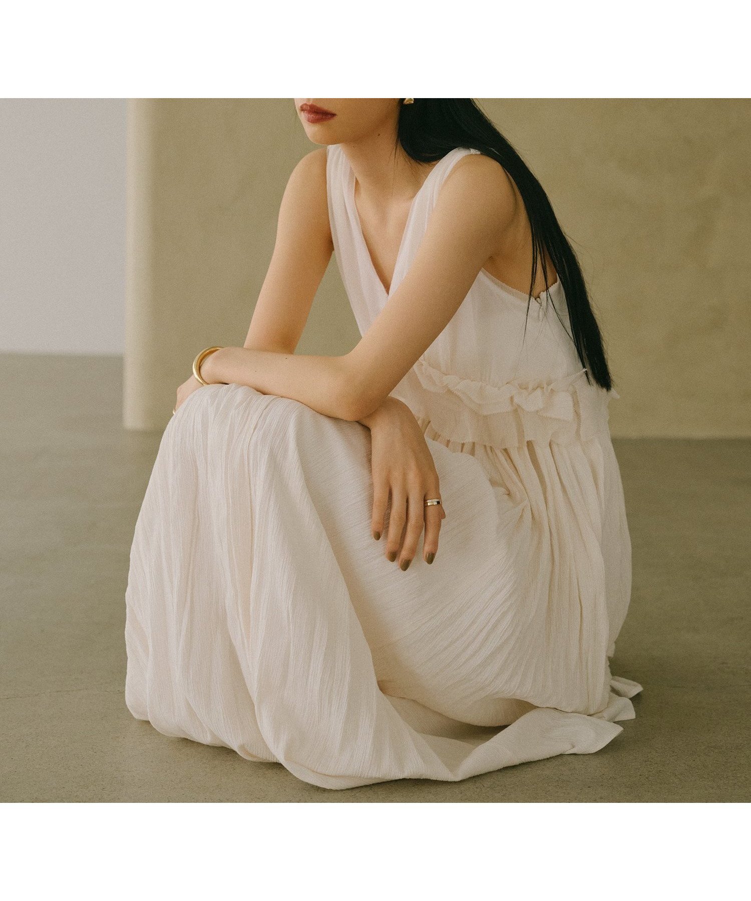 【アニュアンス/anuans】のリンクルワンピース 人気、トレンドファッション・服の通販 founy(ファニー) 　ファッション　Fashion　レディースファッション　Fashion for Women　ワンピース　Dresses　シフォン　Chiffon, Lightweight Fabric　リラックス　Relax, Relaxed Fit　 other-1|ID: prp329100004615199 ipo3291000000033148873